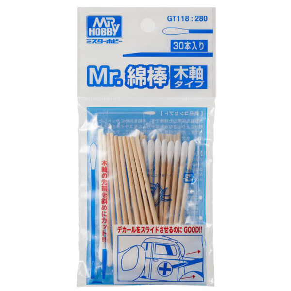 Mr Hobby Mr Cotton Swab Wooden Stick Type GT118