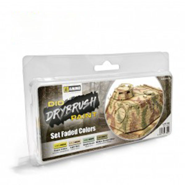 Ammo by Mig Dio Drybrush Set of 4 Faded Colors AMIG7306