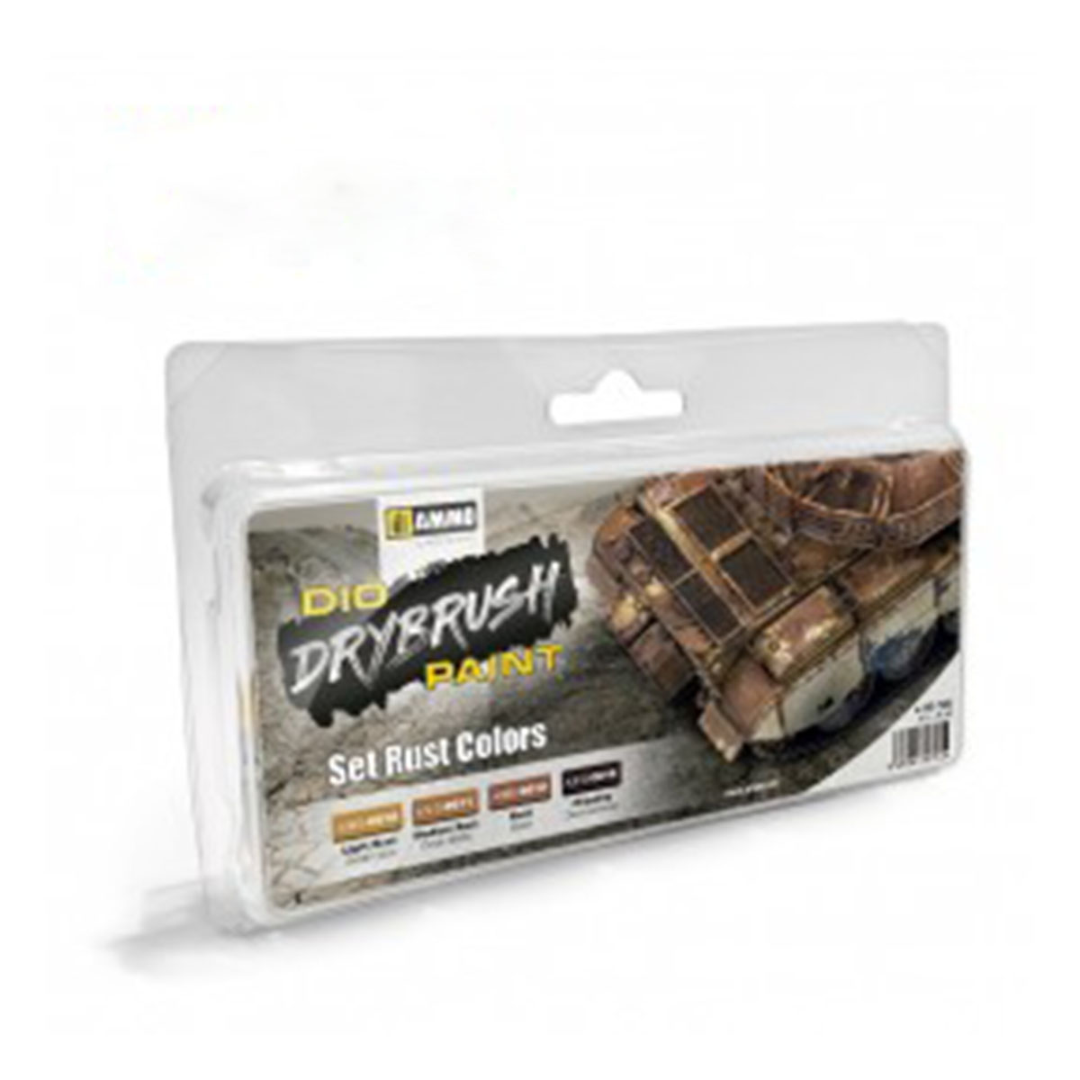 Ammo by Mig Dio Drybrush Set of 4 Rust Colors AMIG7302