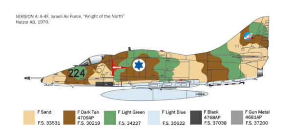 Italeri A-4 E/F/G Skyhawk 1/48 Scale 2826