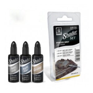 Ammo by Mig Shader Set of 3 Panzer Grey AMIG7320