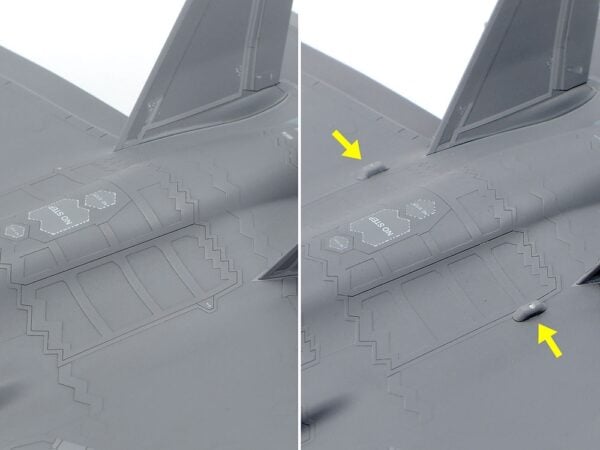 This model kit recreates the state-of-the-art F-35A Lightning II in 1/72 scale. It inherits many of the detailed features first seen in our 1/48 scale release. Thanks to extensive research, the A variant of the Lockheed Martin F-35 Lightning II is available to fans in either preferred scale. About the F-35A Fighter jets have continued to develop since they were first seen in late WWII, to the point where modern-day aircraft such as the F-35 Lightning II and F-22 Raptor are often called "fifth generation" fighters; qualities such as their highly advanced stealth characteristics and network connectivity set them apart from earlier fighters. Developed under the Joint Strike Fighter Program (JSF), the F-35 integrates multiple functions into its design and there are three types at the time of writing: the F-35A conventional take-off and landing (CTOL) aircraft, the F-35B short take-off, vertical landing (STOVL), and the F-35C, with its larger wing and tail; across these three variants, the F-35 can accomplish various missions without impacting upon its observability and exemplary maneuverability. Multiple sensors are at the heart of its advanced capabilities, and the wealth of data harvested is shared via multifunction advanced data link, helping provide the crew with outstanding information via a large cockpit display and the helmet-mounted display system. The F-35's maiden flight was in December 2006, and deployment with air arms in the U.S., Italy, Japan, and more is planned, as the aircraft appears set to take on a key role in the defense landscape in years to come. • 1/72 scale plastic model assembly kit. Wingspan: 148mm, fuselage length: 218mm. • Features refined molded depictions of radar absorbent material (RAM) sections on the surface. • This kit can be assembled with one choice of the three ordnance patterns – stealth mode, air-to-air mode, and beast mode. • Ordnance components can be attached to the weapons stations on the belly of the aircraft. • (Weapons bay door can only be attached closed.) • The fuselage with integrated wing has a realistic rendering of Blended Wing Body (BWB). • This kit also features realistic renderings of the following sections: - Y- shaped air intakes - Cockpit and landing gear bays - Engine nozzle (one-piece design) - Martin-Baker US16E ejection seat - RCS (radar cross section) enhancers affixed to top and bottom sections (two for each, four in total) during basic training exercises. - Boxes stored in nose landing gear bay. • Choose from open or closed canopy (not interchangeable after assembly). • Flaps are assembled in the up position. • Canopy and EOTS sensor fairing on nose undersurface are recreated in transparent plastic. • Includes a realistically recreated seated pilot figure with Helmet-Mounted Display (HMD) and ordnance components (AIM-9X Sidewinder x2 and GBU-12 Paveway II x4). • Comes with three marking options: • 34th FS, 388th FW, U.S. Air Force Air Combat Command, Hill AFB, Utah • 301st Fighter Squadron, 3rd Wing, Japan Air Self-Defense Force, Misawa Air Base 302nd Fighter Squadron, 3rd Wing, Japan Air Self-Defense Force, Misawa Air Base • Includes masking stickers for painting demarcation of canopy and EOTS sensor fairing components, and a full-color painting guide.