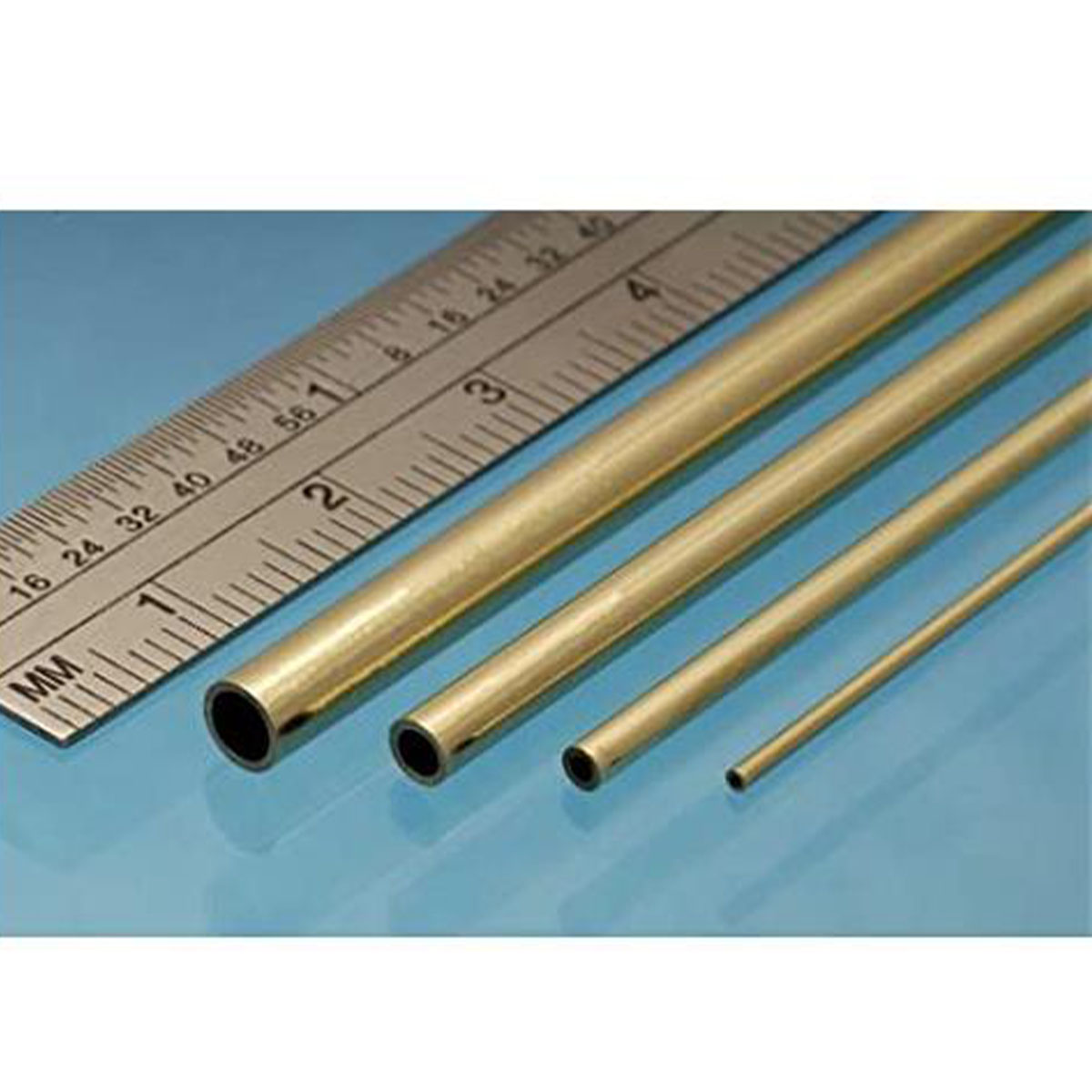 Albion Alloys MBT08 0.8x0.6mm Inside Diameter Brass Micro Tube Pack of 3