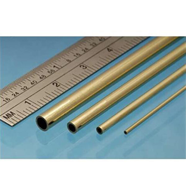 Albion Alloys BT2M 2x0.45mm Brass Tube Pack of 4