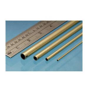 Albion Alloys BT6M 6x0.45mm Brass Tube Pack of 3