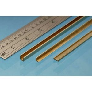 Albion Alloys CC3 1x3.0x1mm Brass C Channel Pack of 1