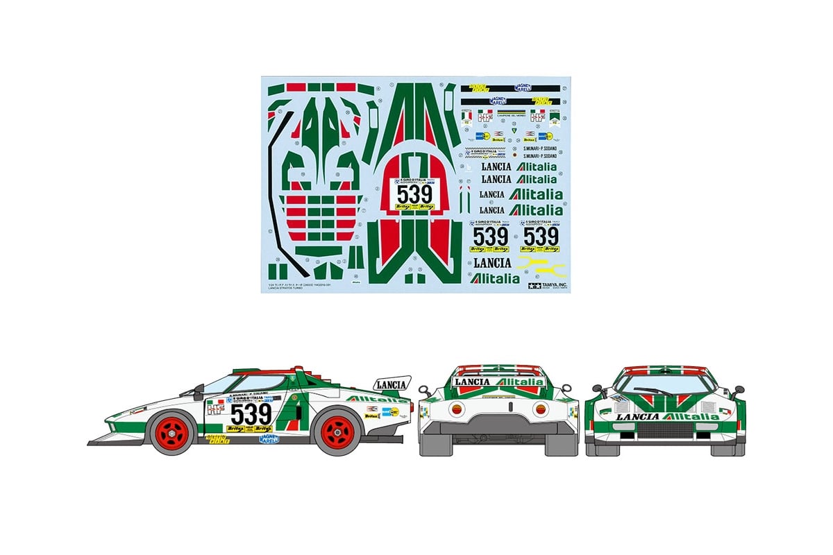 Tamiya Lancia Stratos Turbo 1/24 Scale 25210