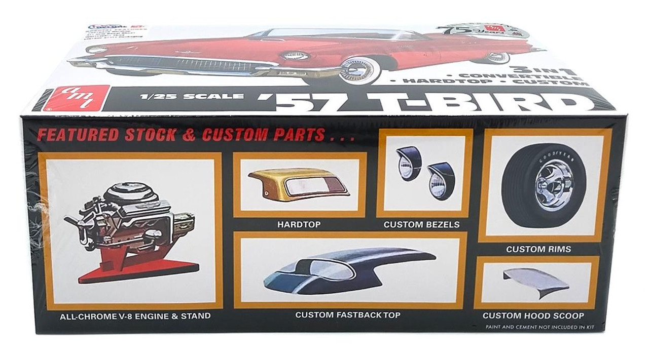 AMT 1957 Ford Thunderbird 3in1 1/25 Scale 1397 • Canada's largest