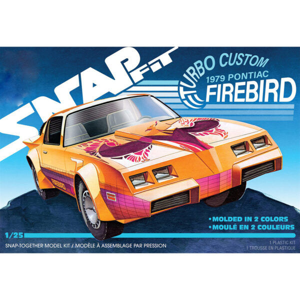 AMT 1979 Pontiac Firebird Turbo Custom SnapFit 1/25 Scale 1211