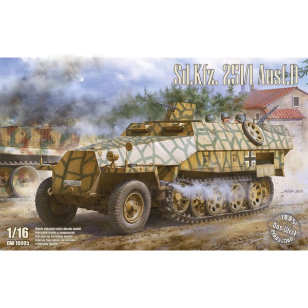 Das Werk Sd.Kfz.251/1 Ausf.D Tank 1/16 Scale 16005