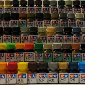 Full Set of Tamiya 32 X and 50 XF Enamel Paints