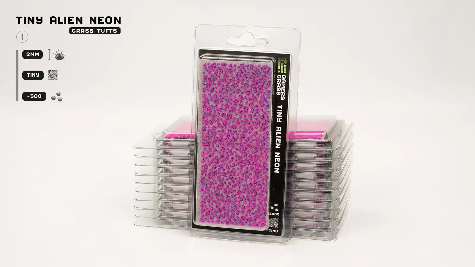 Gamers Tiny Tufts Alien Neon 2mm GGTT-NE