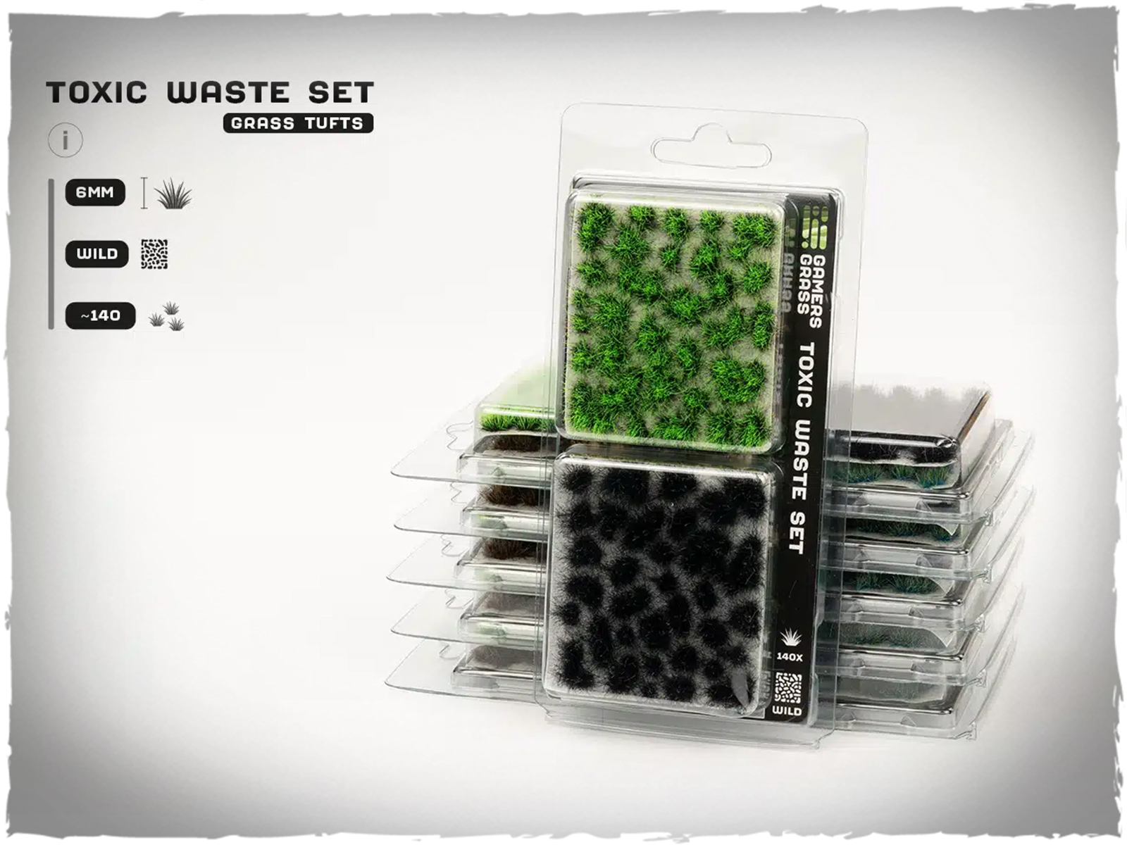 Gamers Grass Toxic Waste Tuft Set GGSET-TW
