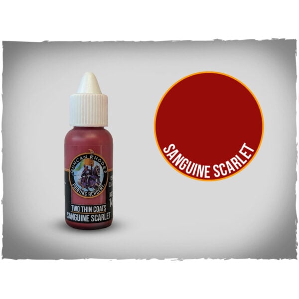 Two Thin Coats Sanguine Scarlet 15ml Paint 10002