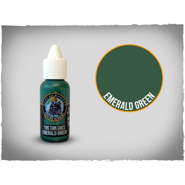 Two Thin Coats Emerald Green 15ml Paint 10014