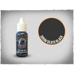 Two Thin Coats Doom Death Black 15ml Paint 10019