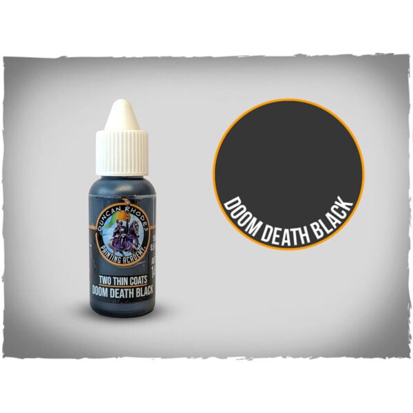 Two Thin Coats Doom Death Black 15ml Paint 10019