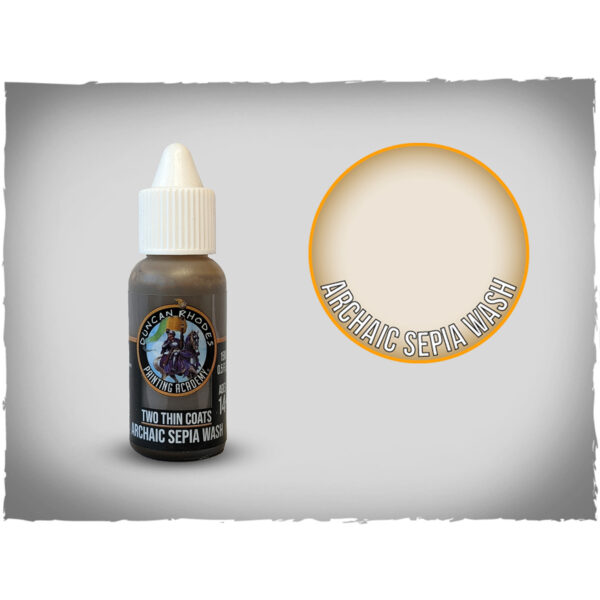 Two Thin Coats Archaic Sepia Wash 15ml Paint 10060