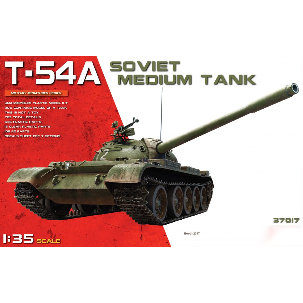 Miniart T-54A Soviet Medium Tank 1/35 Scale 37017