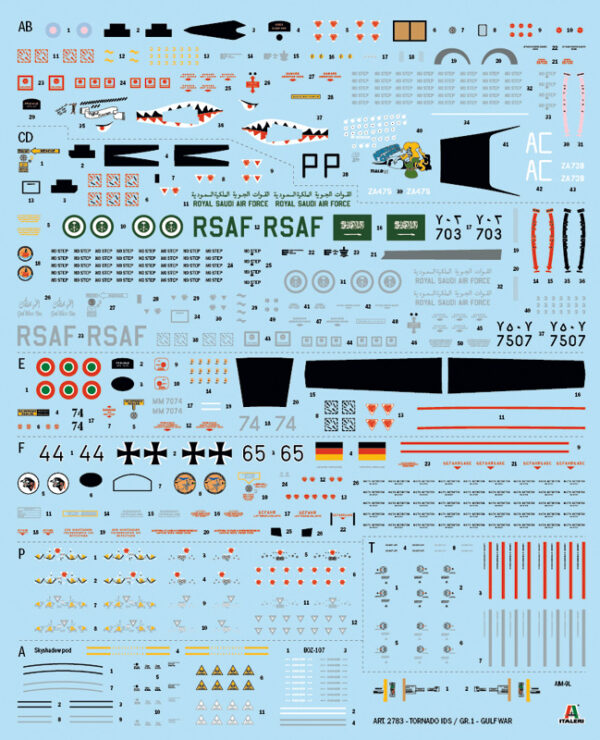 Italeri Tornado GR.1/IDS Gulf War 1/48 Scale 2783