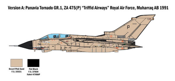 Italeri Tornado GR.1/IDS Gulf War 1/48 Scale 2783