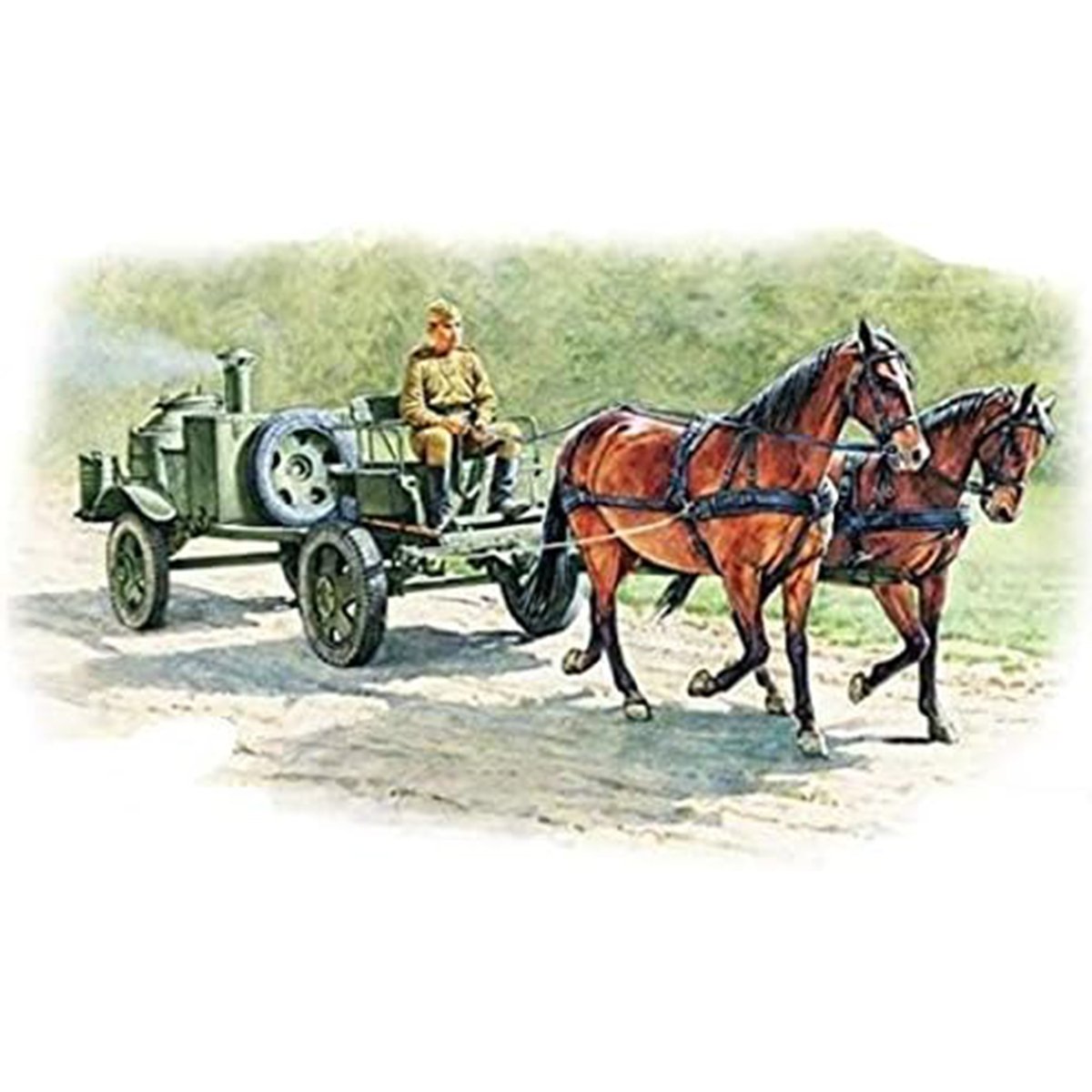 Miniart Horses Drawn Field Kitchen KP-52 1/35 Scale 35057