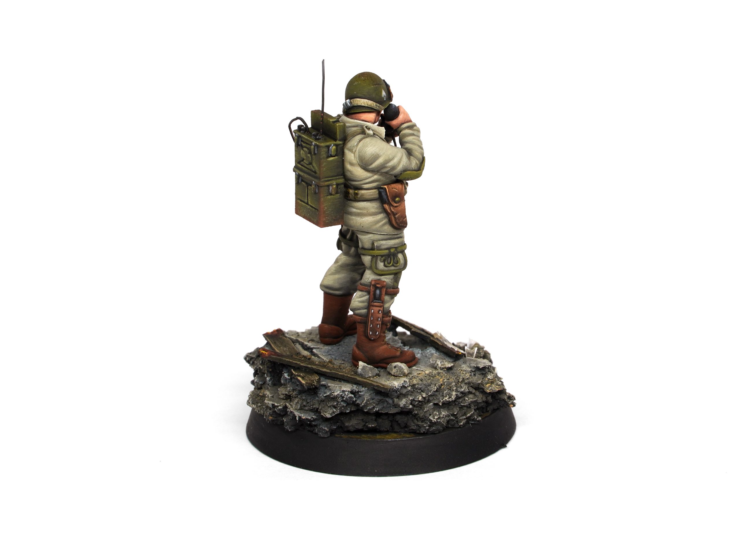 AK Interactive 3rd Generation US Airborne Division D-Day Military Miniature Starter Set of 14 Paint Set with 1 Figure AKI 11778