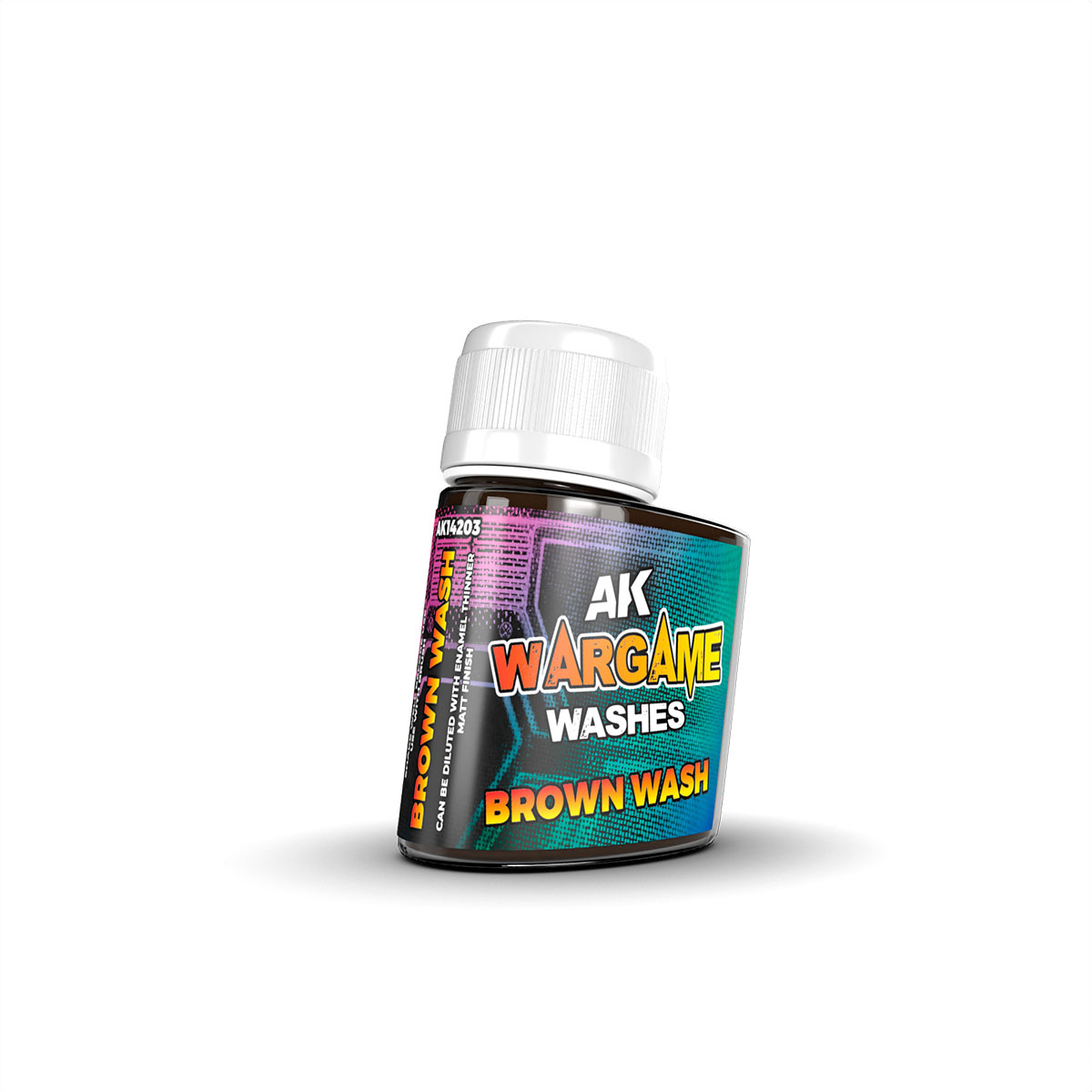 AK Interactive Wargame Washes Brown Wash 35ml AKI 14203