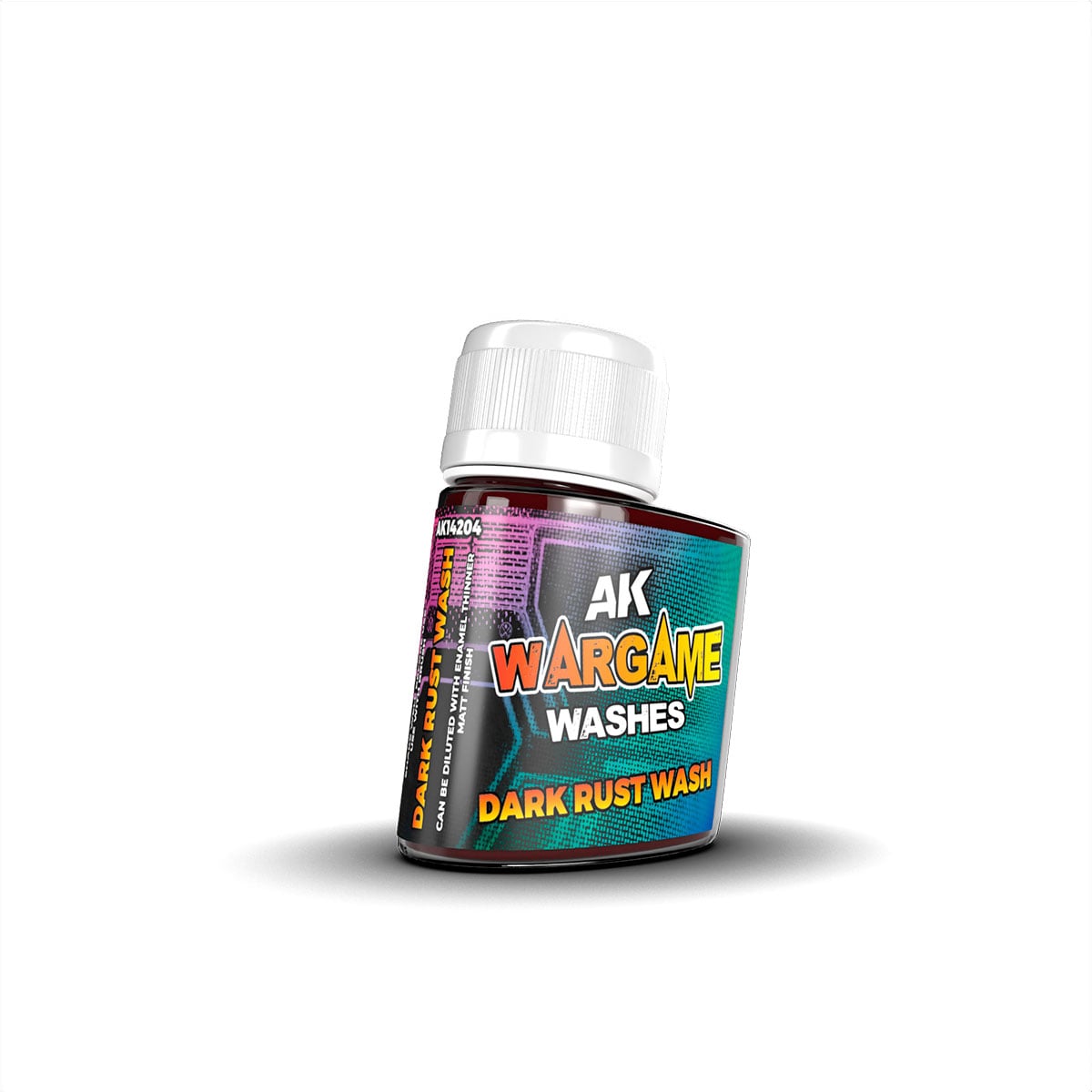 AK Interactive Wargame Washes Dark Rust Wash 35ml AKI 14204