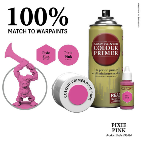 The Army Painter Spray Colour Primer Pixie Pink CP3034