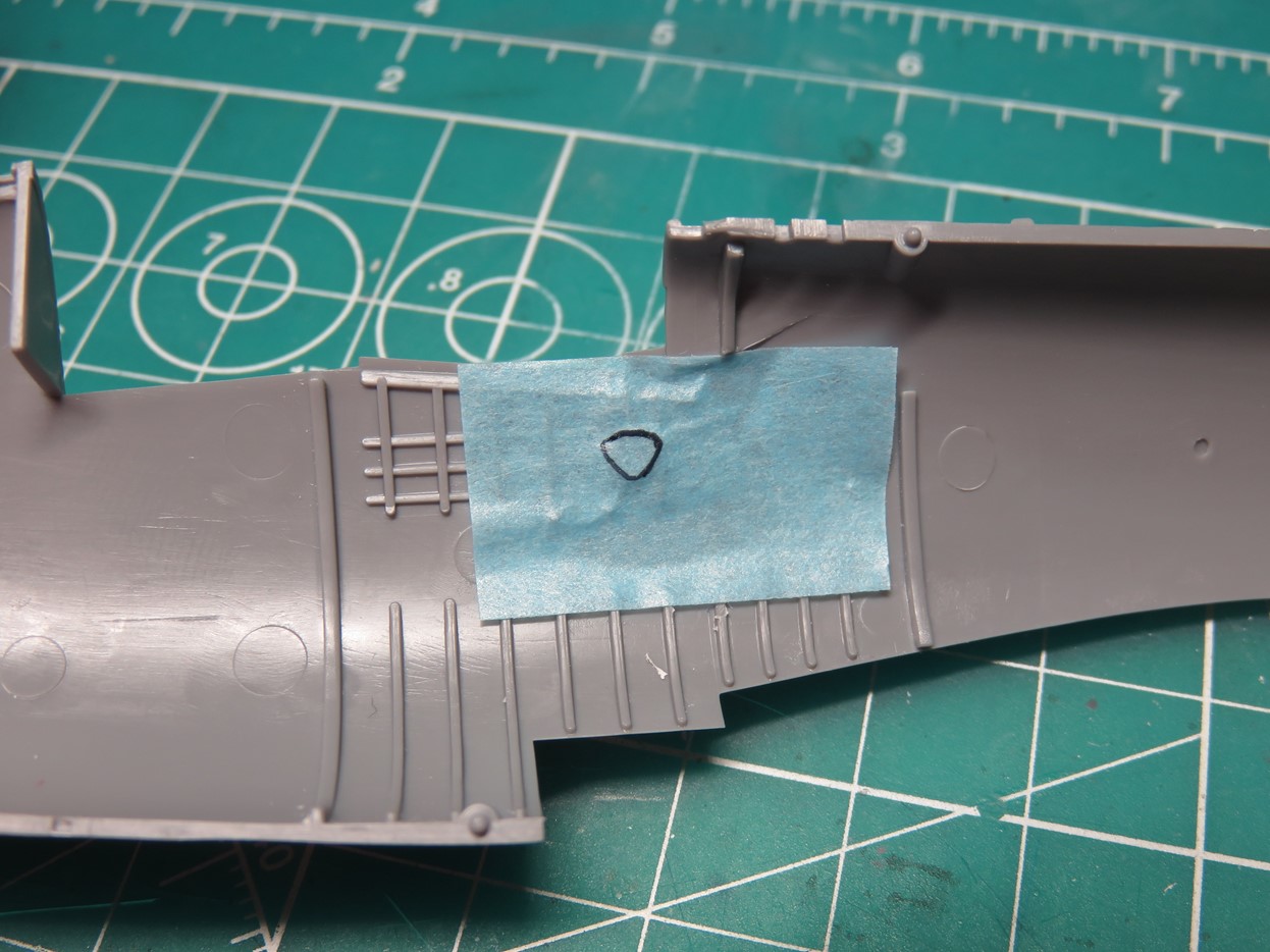 Tamiya F4U-1D Corsair Build Throttle Tape