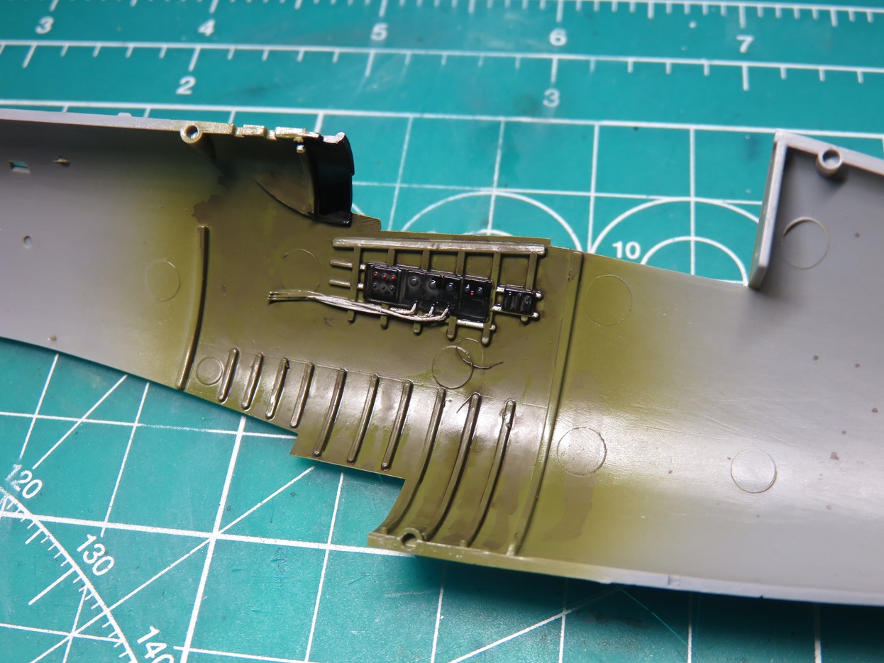 Tamiya F4U-1D Corsair Build Panel Liner with Accent