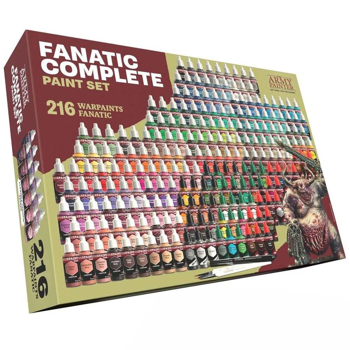 The Army Painter Warpaints Fanatic Complete Paint Set of 216 WP8070