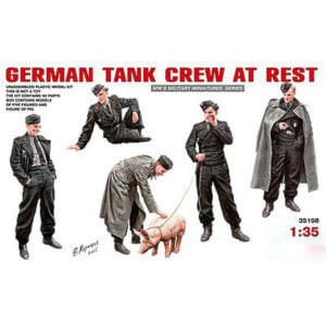 Miniart German Tank Crew at Rest 1/35 Scale 35198