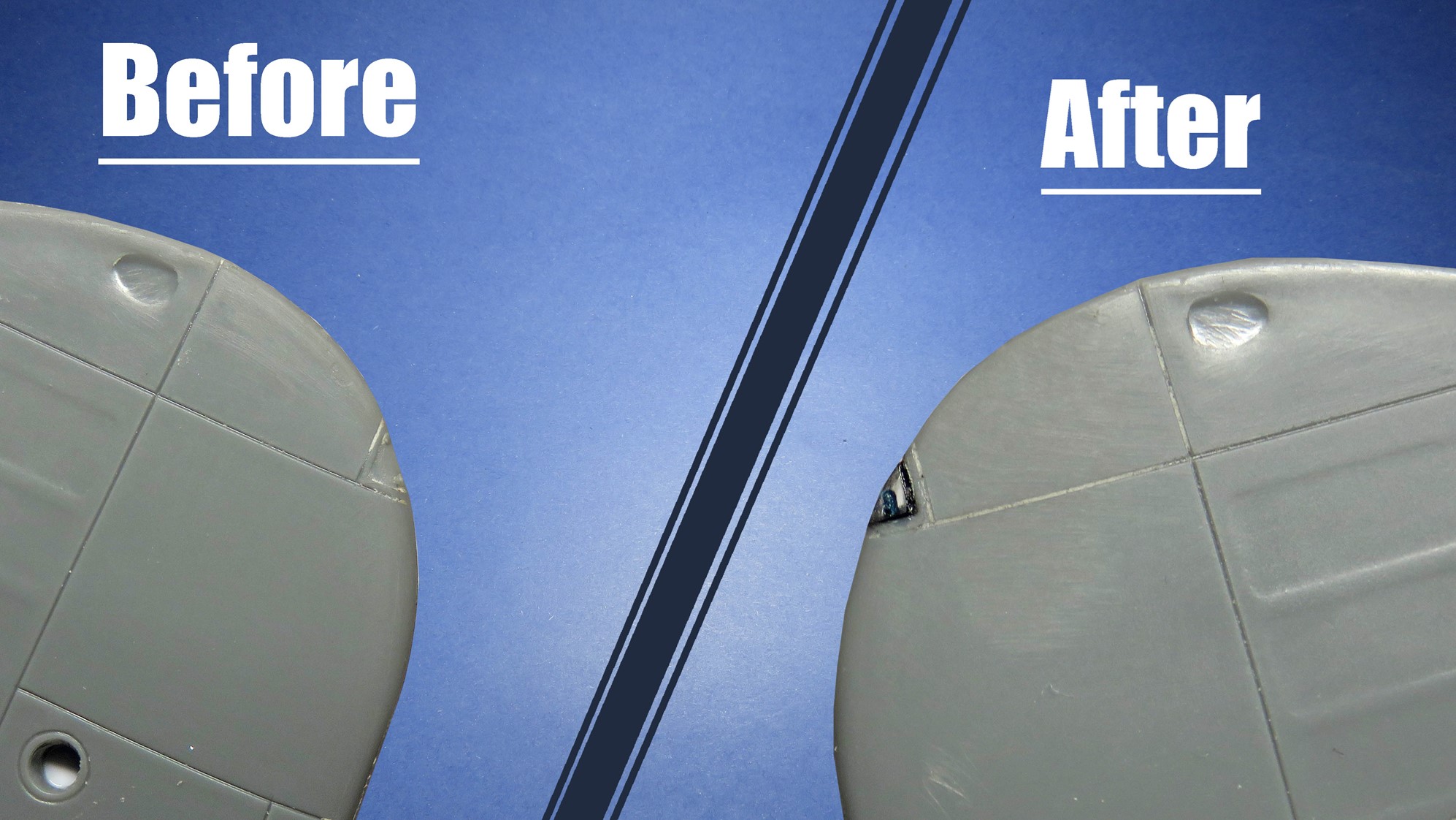 Wingtip Lights Before and After