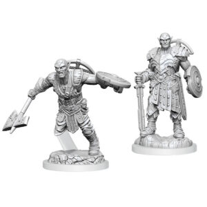 Wizkids D&D Nolzurs Marvelous Unpainted Miniatures Wave 20 Earth Genasi Fighter 90402