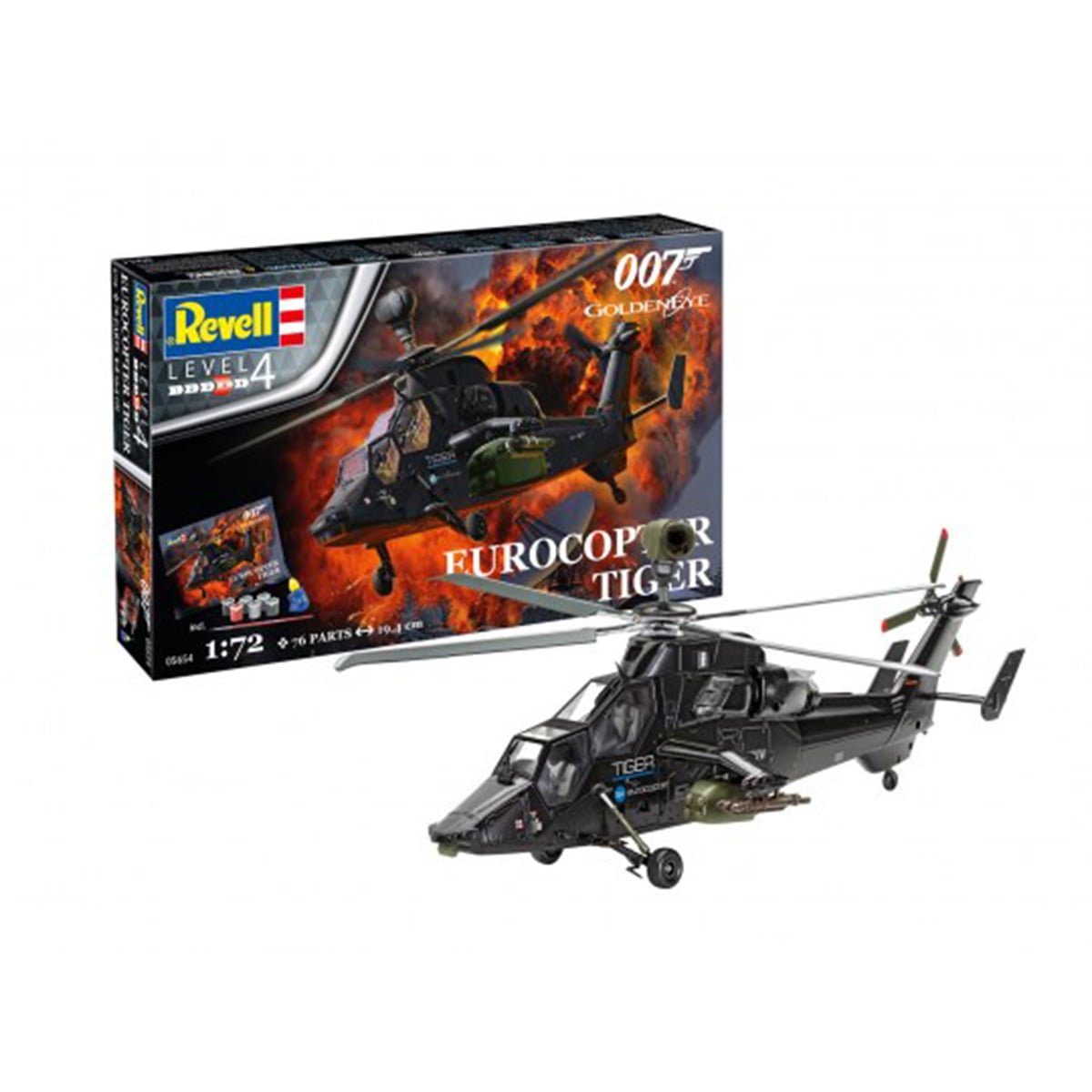 Revell James Bond Eurocopter Tiger Gift Set 1/72 Scale RVG 05654