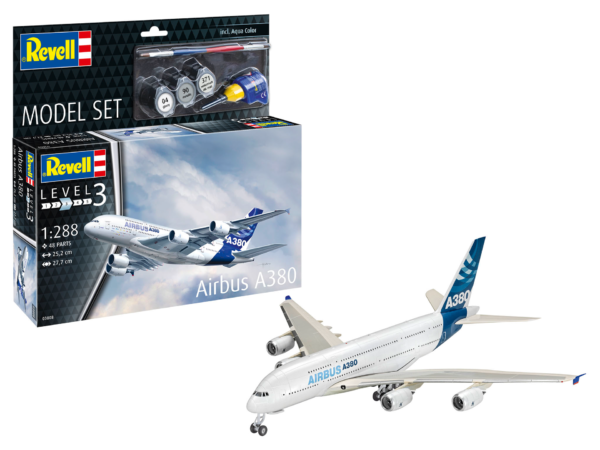 Revell Airbus A380 1/288 Scale 63808 Model Set