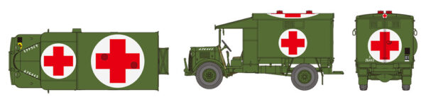 Tamiya British 2-Ton 4x2 Ambulance 1/48 Scale 32605