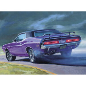 AMT 1970 Dodge Challenger R/T USPS Tin Box Stamp Series 1/25 Scale 1401