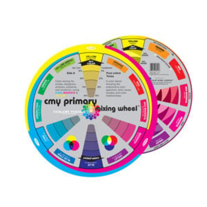 Color Wheel Co CMY Primary Mixing Wheel 7 3/4 inch Diameter 8201