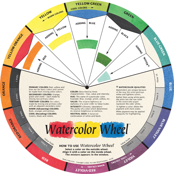 Color Wheel Co Watercolor Wheel 3459