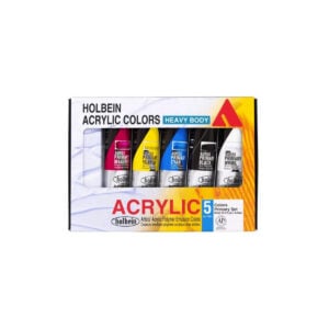 Holbein Heavy Body Set of 5 Paints 60ml Primary AU7983