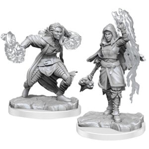 Wizkids D&D Nolzurs Marvelous Unpainted Miniatures Wave 20 Half-Elf Warlock 90410