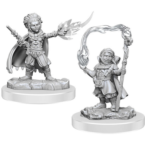 Wizkids D&D Nolzurs Marvelous Unpainted Miniatures Wave 20 Halfing Wizards 90413