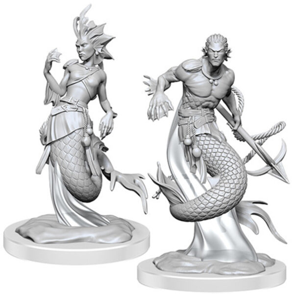 Wizkids D&D Nolzurs Marvelous Unpainted Miniatures Wave 20 Merfolk 90414