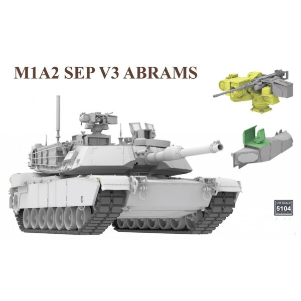 RyeField Model M1A2 Sep V3 Abrams Main Battle Tank 1/35 Scale RM-5104