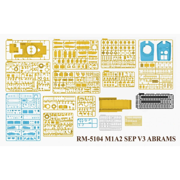 RyeField Model M1A2 Sep V3 Abrams Main Battle Tank 1/35 Scale RM-5104