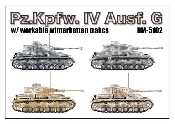 RyeField Model Pz.Kpfw. IV Ausf. G Workable Tracks 1/35 Scale RM-5102