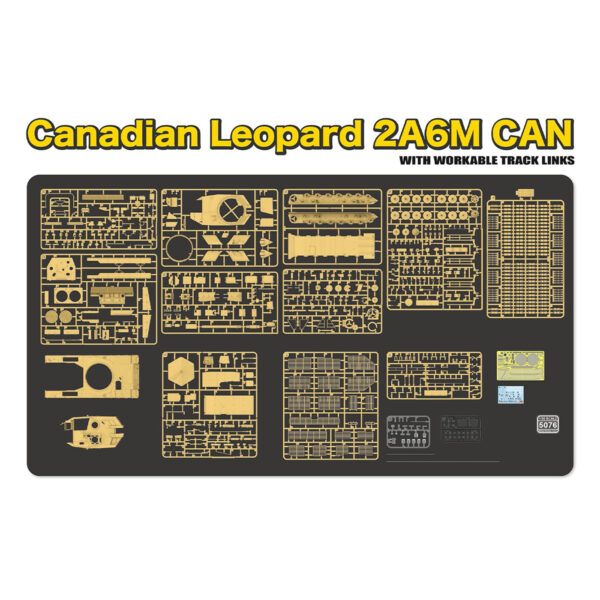 RyeField Model Canadian Leopard 2A6M Can with Workable Track Links 1/35 Scale RM-5076
